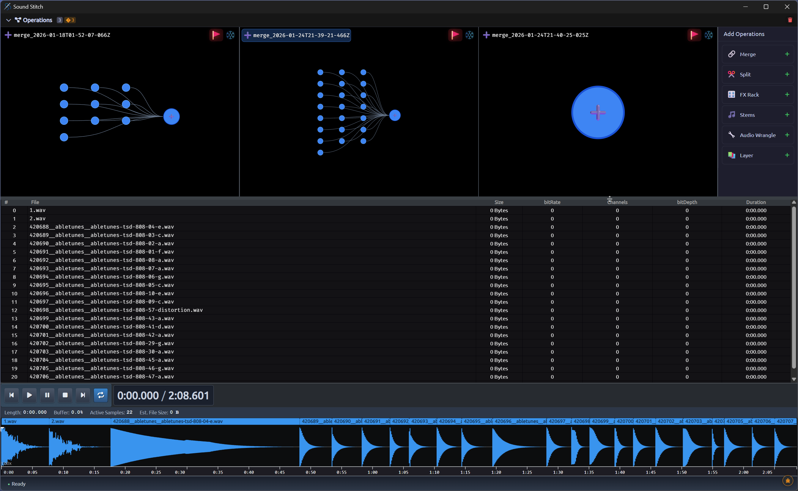 SoundStich App Interface